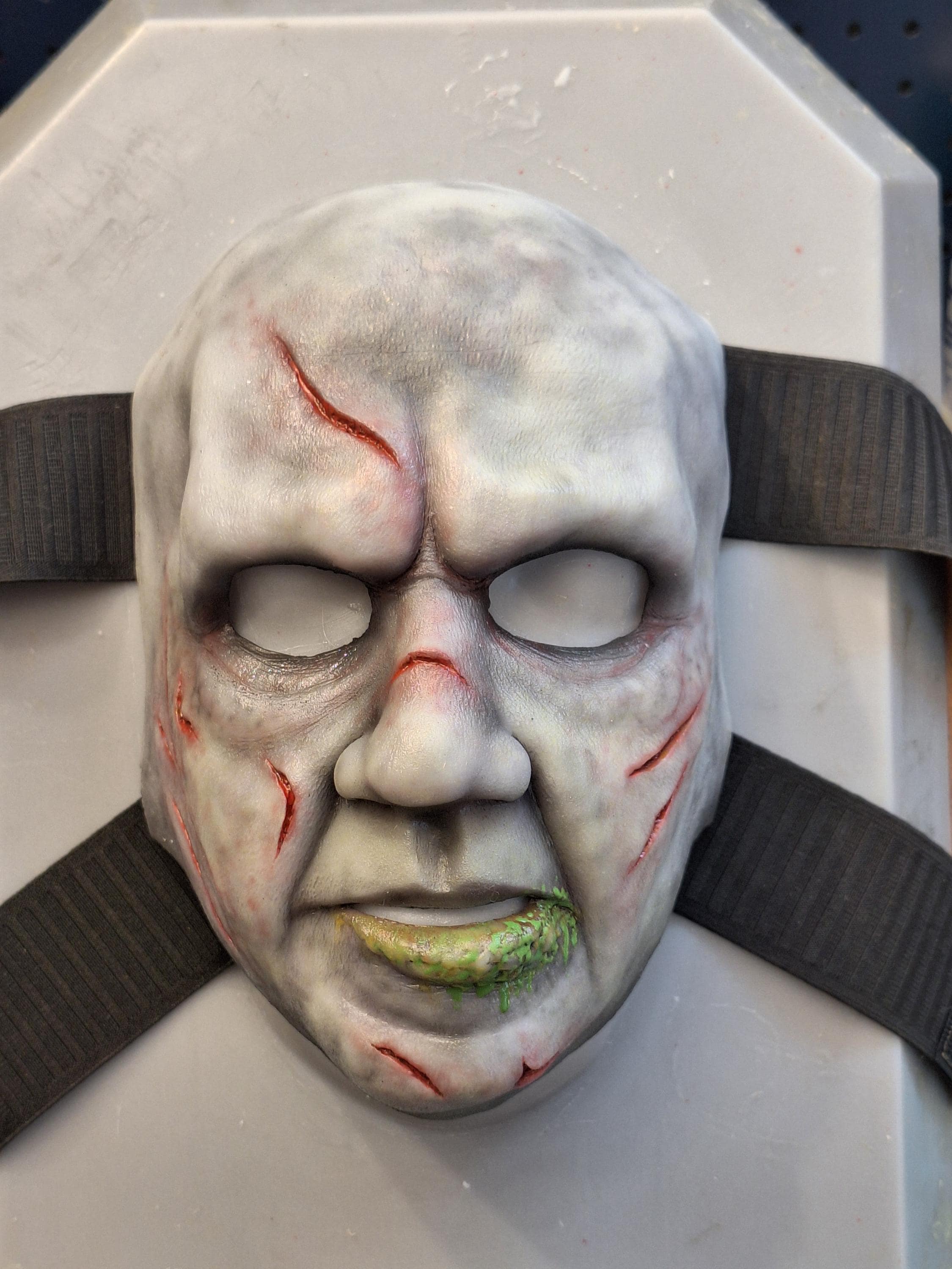 Exorcist Silicone Face Mask / Strapped Soft Form Fitting - Etsy