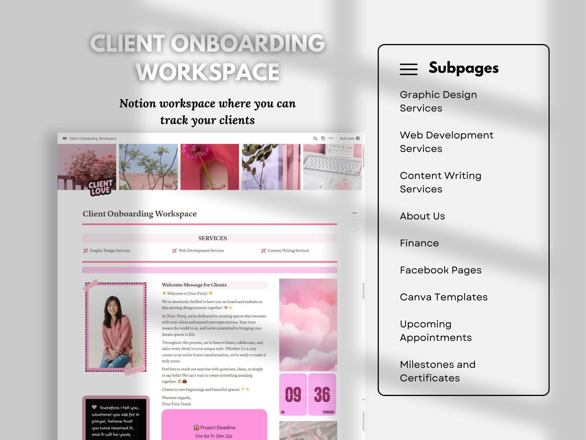 Notion Onboarding Workspace for Freelancers Client Portal Notion ...