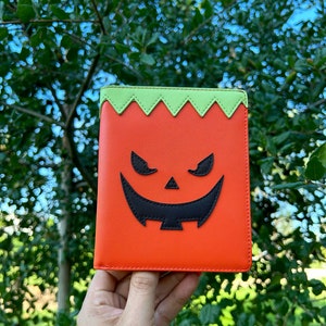 Halloween Geldbörse, Kürbis Geldbörse, Jack-O-Lantern Geldbörse Gruselige Saison Geldbörse gespenstische Geschenke Herbst-Geldbörse Niedliche Geldbörse
