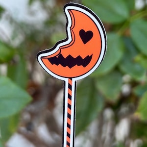 Halloween Lollipop trick or treat sticker cute Halloween Sticker Waterproof Vinyl Fall Sticker