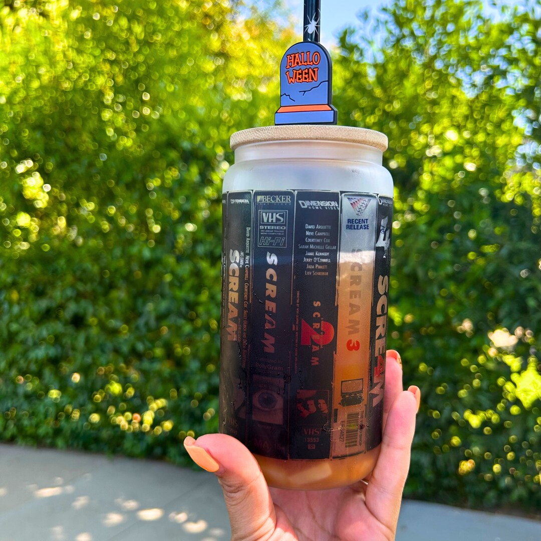 Scream Vhs Horror Movie Cup Horror Tumbler Horror Gifts Ghostface