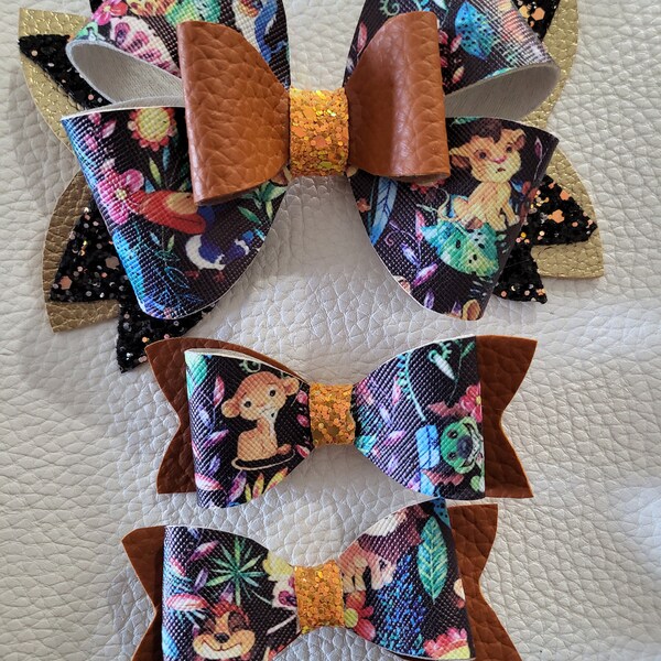 Lion King Bow Etsy