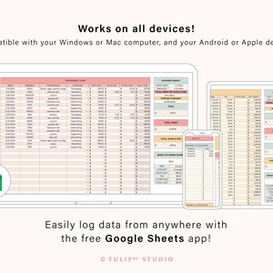 Business Bookkeeping Spreadsheet Template for Google Sheets | Business ...
