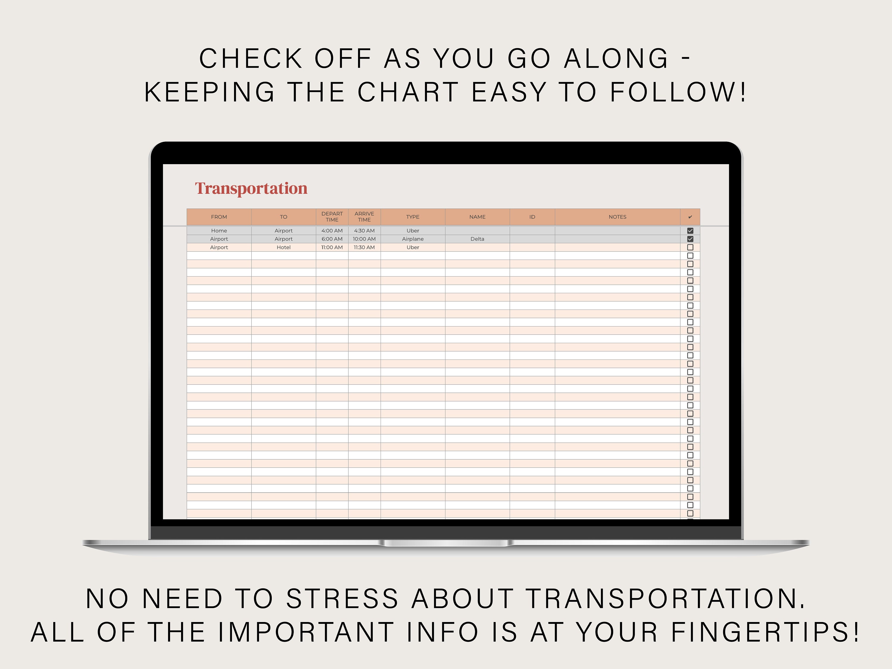 Digital Travel Planner Google Sheets Spreadsheet Packing Etsy