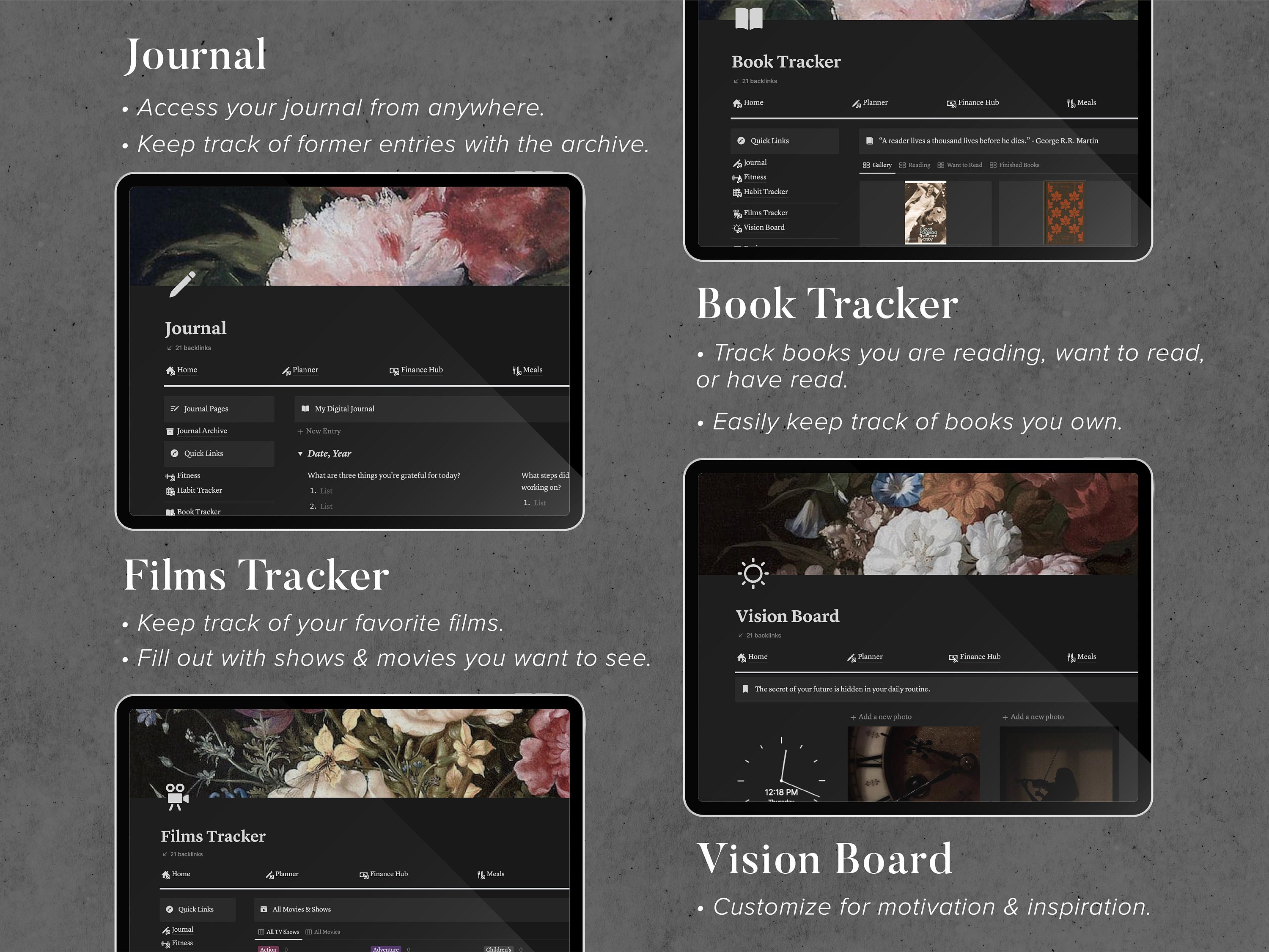 notion-life-planner-template-dark-mode-notion-template-digital-planner