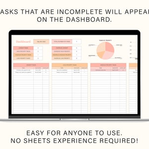 Task Tracking Spreadsheet Task Planner Digital to Do List - Etsy