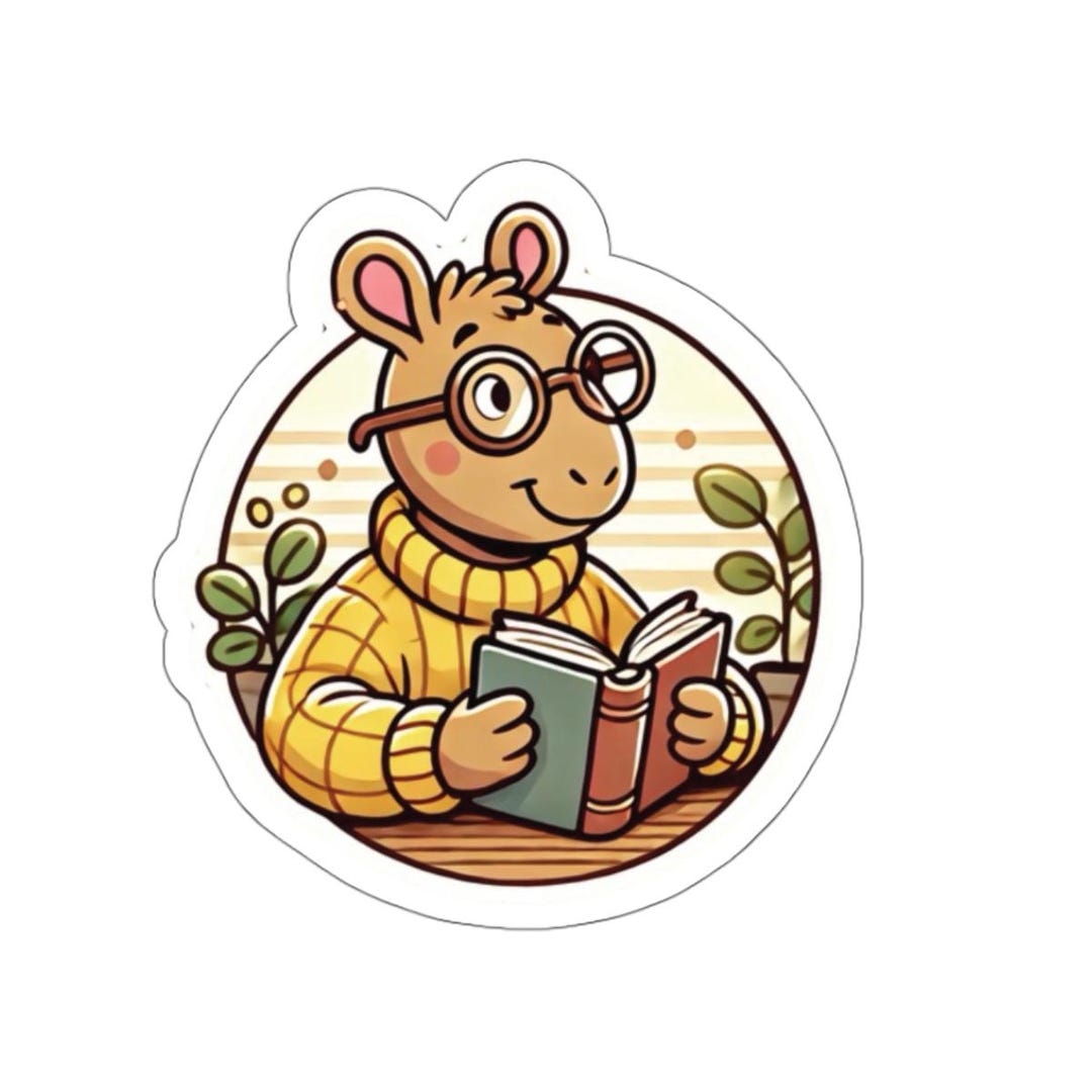 Arthur Reading A BOOK PBS KIDS 90s Kid Teachers School Kiss-cut ...