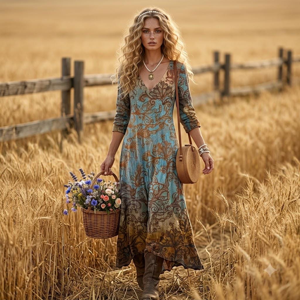 boho fall dresses 2022 Bohemian Dress Lacy Puff Sleeve Mini x-launchdate:Apr23_Drop 1 100%Rayon Pattern Brand Name:Commense