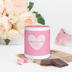 Pink Valentine’s Day Mug | Valentine’s Day Gifts | Best Gift for lover | Love Gift | Valentine Day Mug for couples| 11oz Mug
