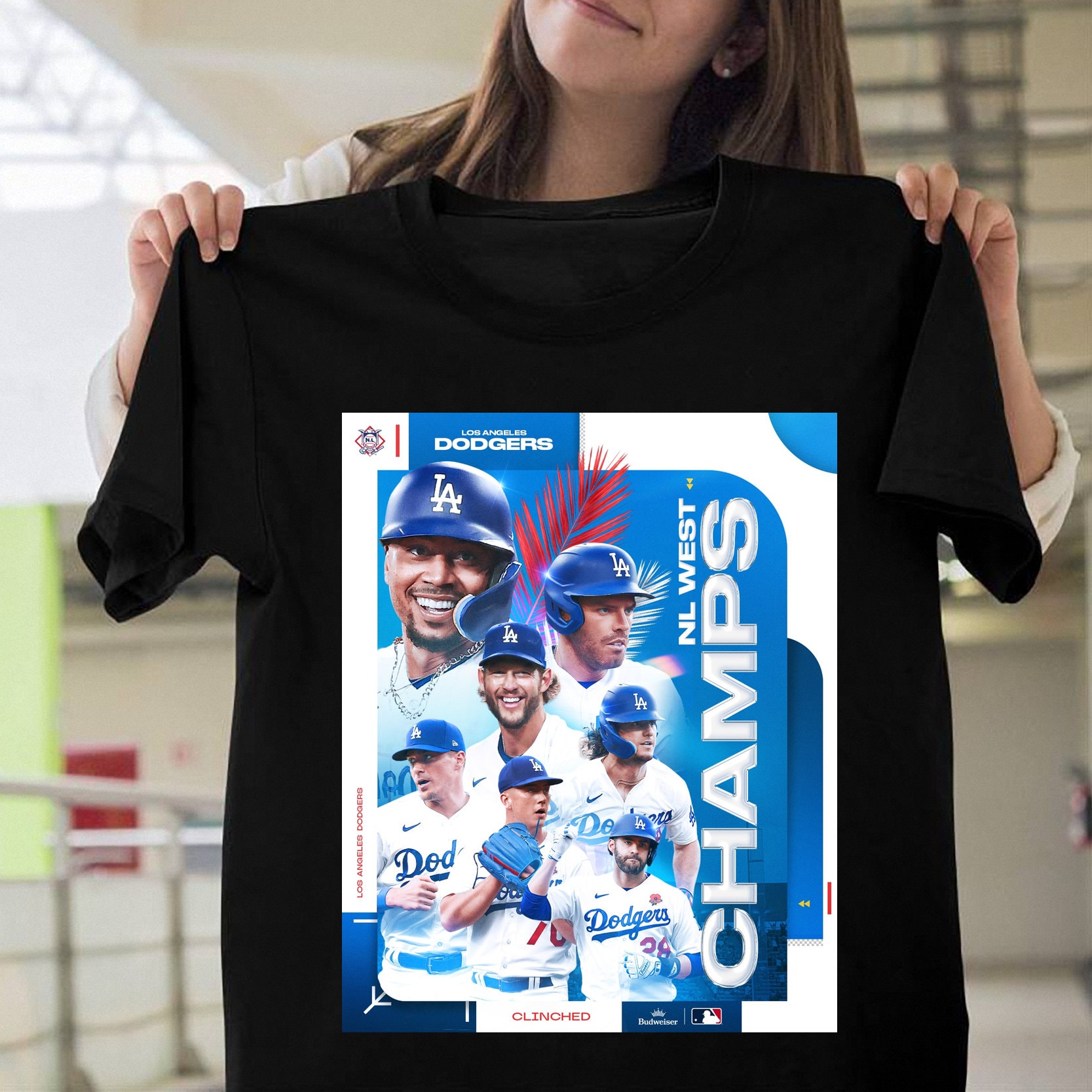 La Dodgers Nl West Champs 2023 Postseason Locker Room Shirt