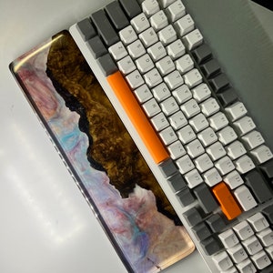 Ergonomic Plastic Keyboard Wrist Rest - Personalized Wooden Handmade Gift, Custom Plastic Wooden Wrist Rest, Custom Keyboard Wrist Rest