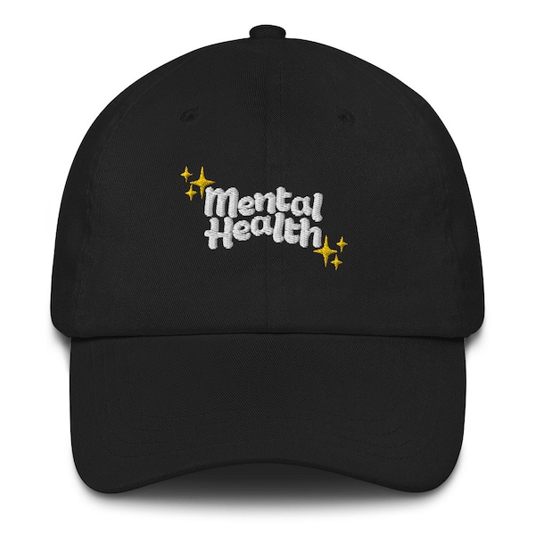 Cap with Gen-Z saying embroidered, baseball cap, unisex cap, snapback, basecap, adjustable, funny saying, Mental Health, retro, Gen-Z