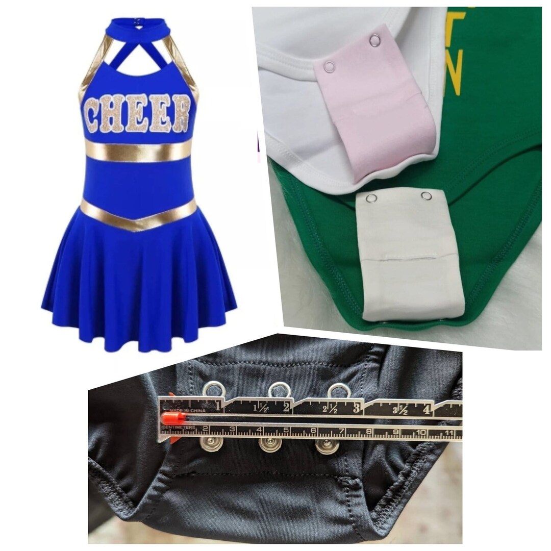 Bodysuit Extenders for Baby, Custom Cheer Uniform Extender, 2in1 Eco