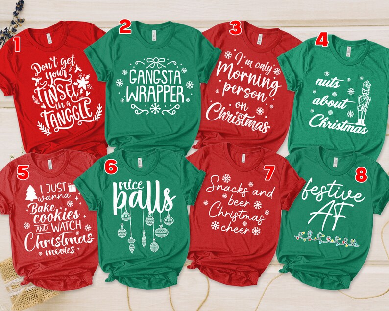 Funny Christmas Shirt Funny Christmas Group Shirt Christmas Etsy
