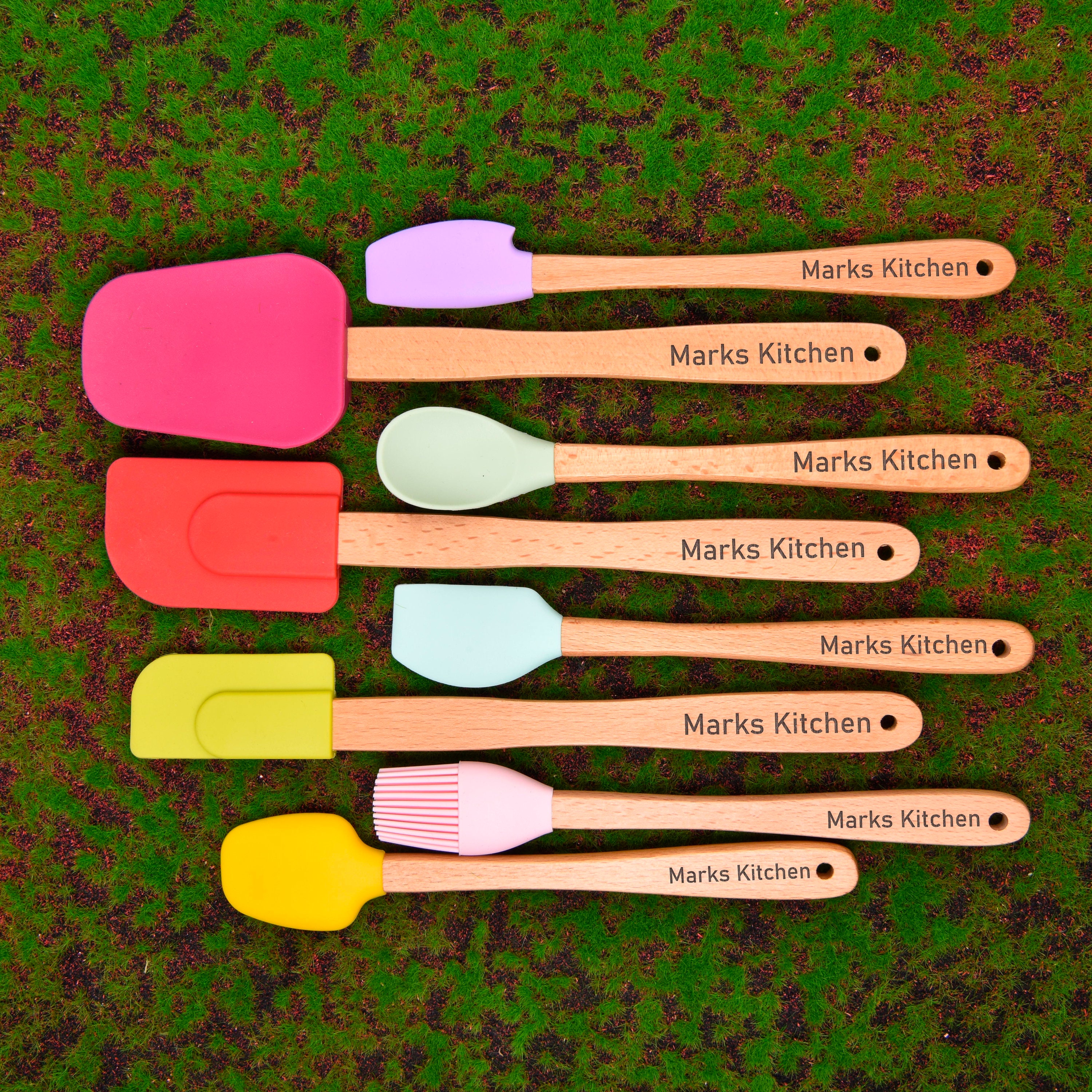 Non-stick Applicator Brushes, Spatula Style Silicone Tool for Crafts,  Adhesives, Clay, Face Masks, Cake Decorating, Glue Brush, Non-stick 