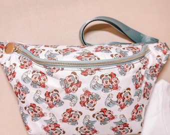 Cruise Character Print Nylon Belt Bag | Adjustable Crossbody Fanny Pack