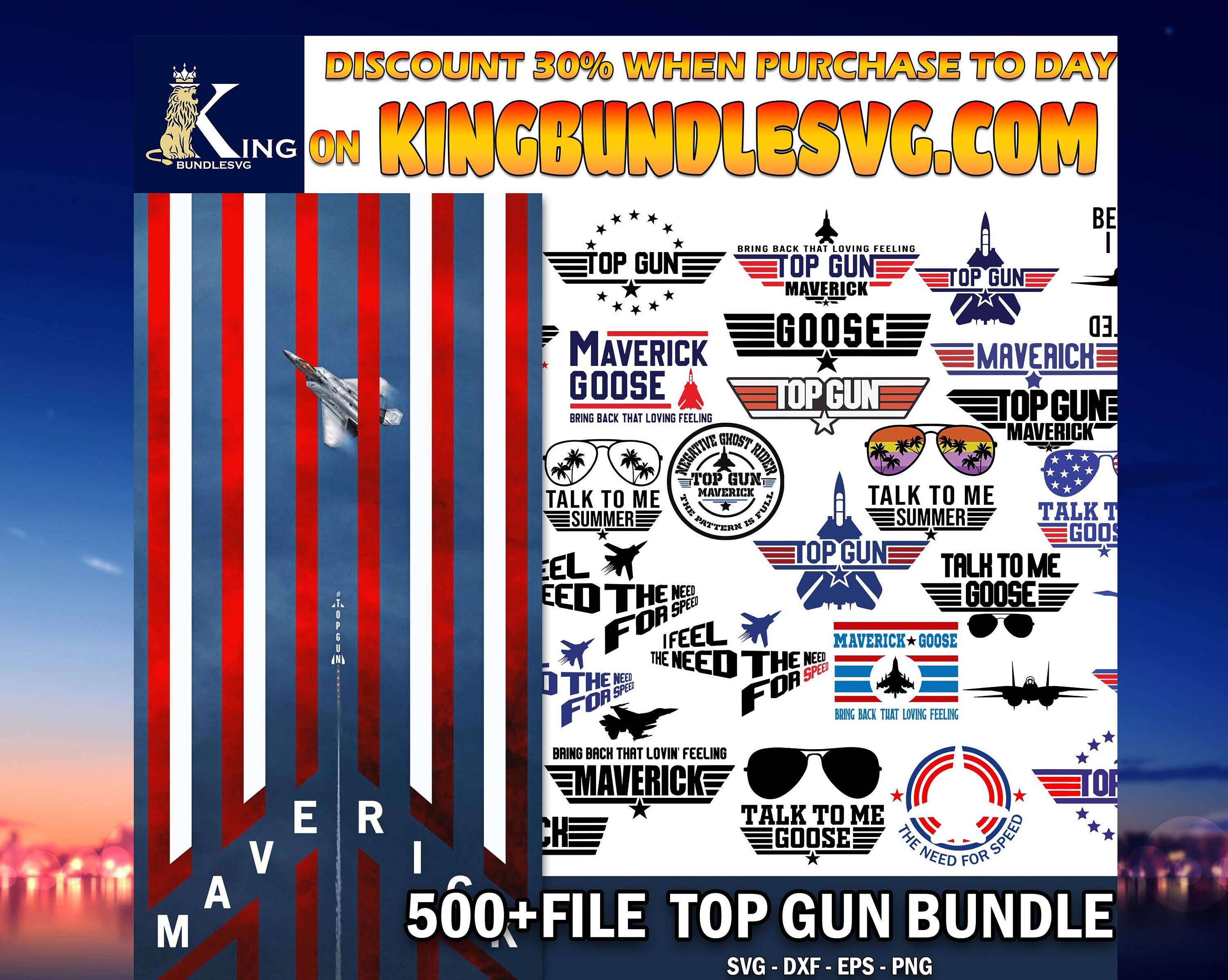 500 file top gun bundle svg top gun svg cricut vector Etsy Schweiz