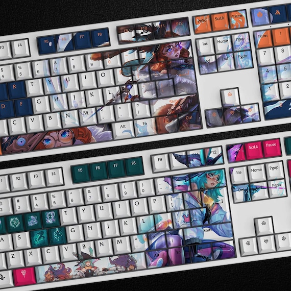 Aurora - the Witch Between Worlds Lol Keycap Set, 147 Keys