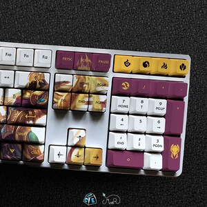 AZIR - the Emperor of the Sands Lol Series Keycap Set, 127 Keys PBT for