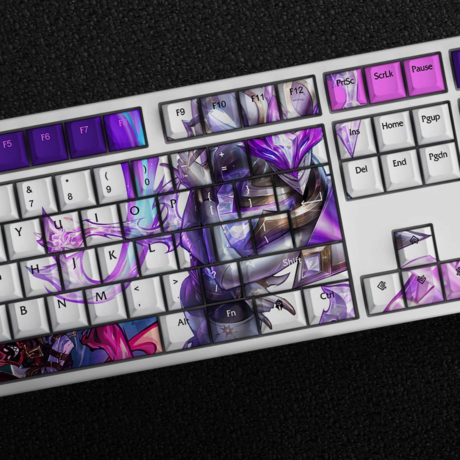 Shaco - the Demon Jester Lol Keycap Set, 147 Keys PBT Profile Cherry ...