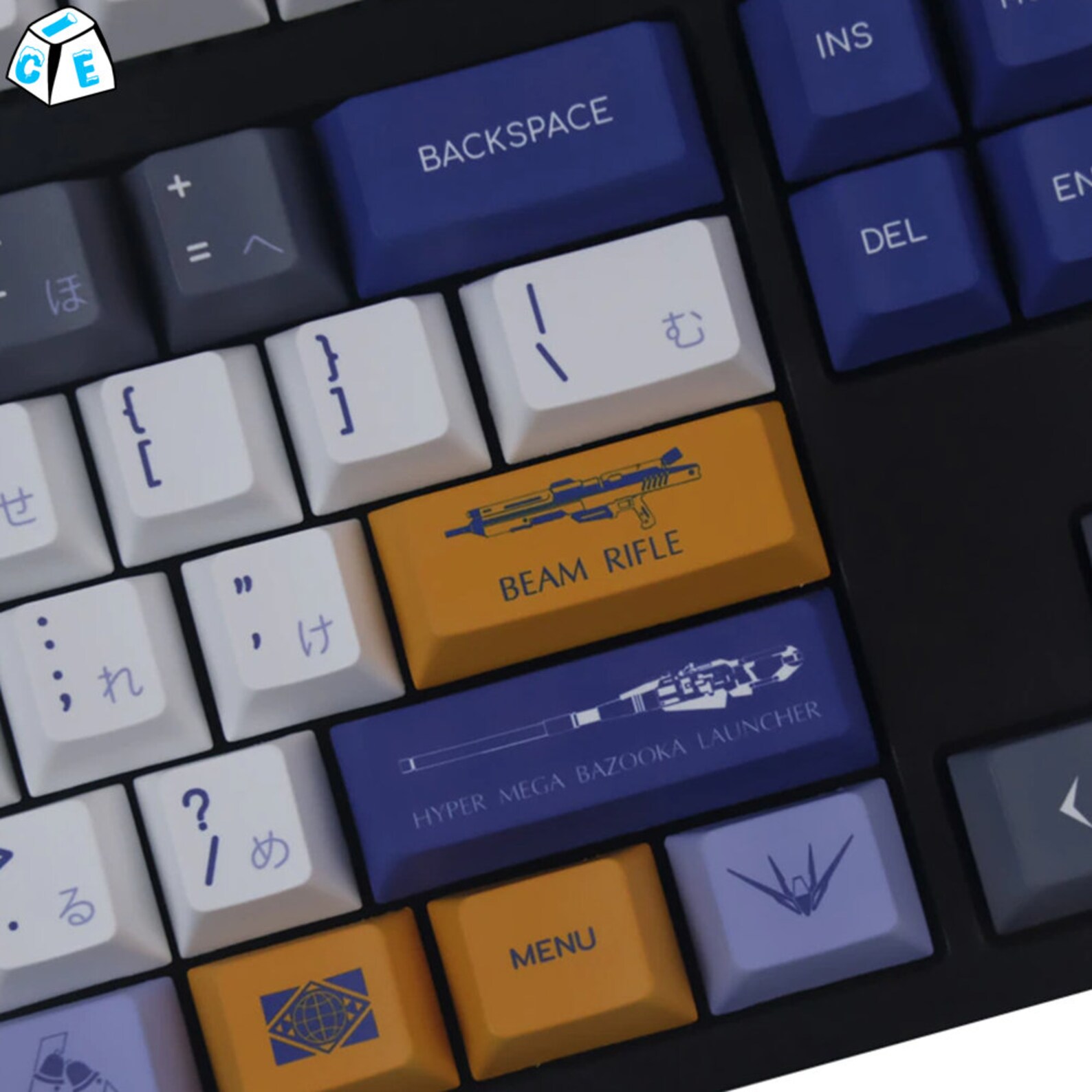 Gundam Keycap Set Keycap PBT Dye Sublimation for Mechanical Etsy