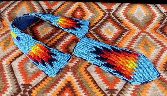 tobacco ties lakota TRADITIONAL LAKOTA TIE, Beadwork Native American
