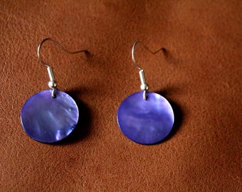 Mother-of-Pearl Shell Earrings
