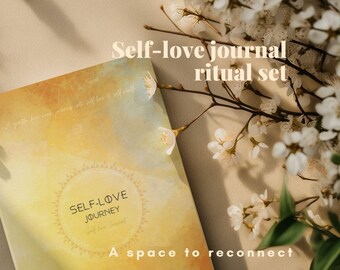 Set de rituales de amor propio, cuaderno de trabajo de sanación guiada de 4 semanas, autocuidado A5 (regalo de mindfulness)