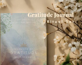 Gratitude Journal Ritual Set | A Daily Practice for Reflection & Self Care (A5 Softcover)
