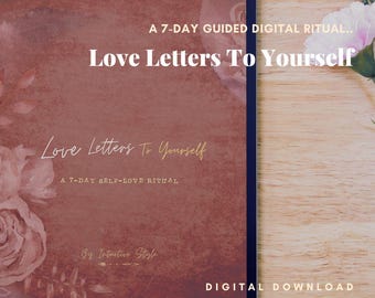 Rituel Journal d'amour-propre de 7 jours | PDF numérique guidé (lettres d'amour pour vous-même)