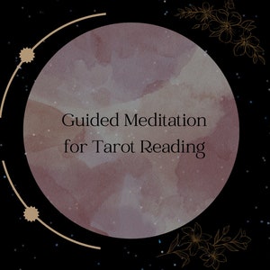 Vídeo de meditação guiada para download - Preparando-se para uma leitura de tarô