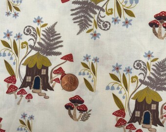 „Pod baldachimem” od Monaluny dla Windham Fabrics. Sprzedawane na pół jarda. 100% bawełna organiczna.