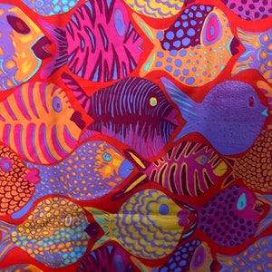 Kaffe Fassett Shoal Cotton Fabric - Westminster Rowan, Brandon Mably (1/2 Yard)