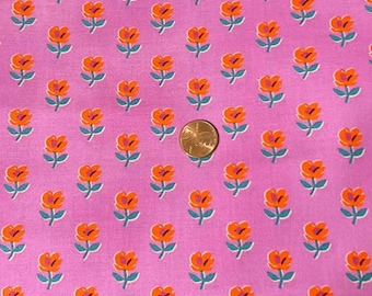OOP Country Mouse by Heather Ross for Windham Fabric.  100% Cotton. Sold by the 1/2 Yard.