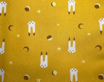 Luna Sol Lepus Flare Bunnies by Felice Regina for Windham Fabrics. 100% Cotton. Sold by the 1/2 yard.