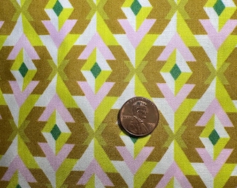 OOP Heather Bailey for FreeSpirit. Clementine 100% Cotton. Sold by the 1/2 yard.