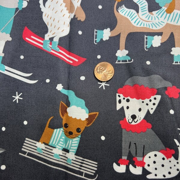 Maude Ashbury for Blend. Sold by the 1/2 yard. 100% Cotton. Snowlandia