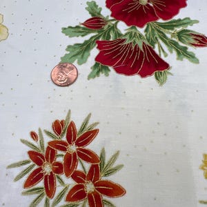 FATQUARTER 18”x22” Under the Australian Sun Metallic from The Textile Pantry. 100% Cotton. Cream background.