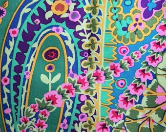 ORIGINAL OOP—Kaffe Fassett for Rowan Fabrics -Paisley Jungle 100% Cotton. Sold by the 1/2 yard. Original Print.