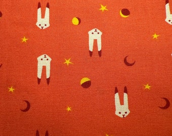 Luna Sol Lepus Flare Bunnies by Felice Regina for Windham Fabrics. 100% Cotton. Sold by the 1/2 yard.