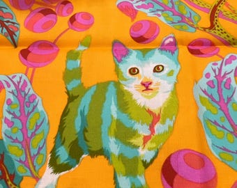 OOP Tula Pink Tabby Road Disco Kitty for FreeSpirit. 100 % Cotton. FATQUARTER BUNDLE 14 - 18”x22” Pieces