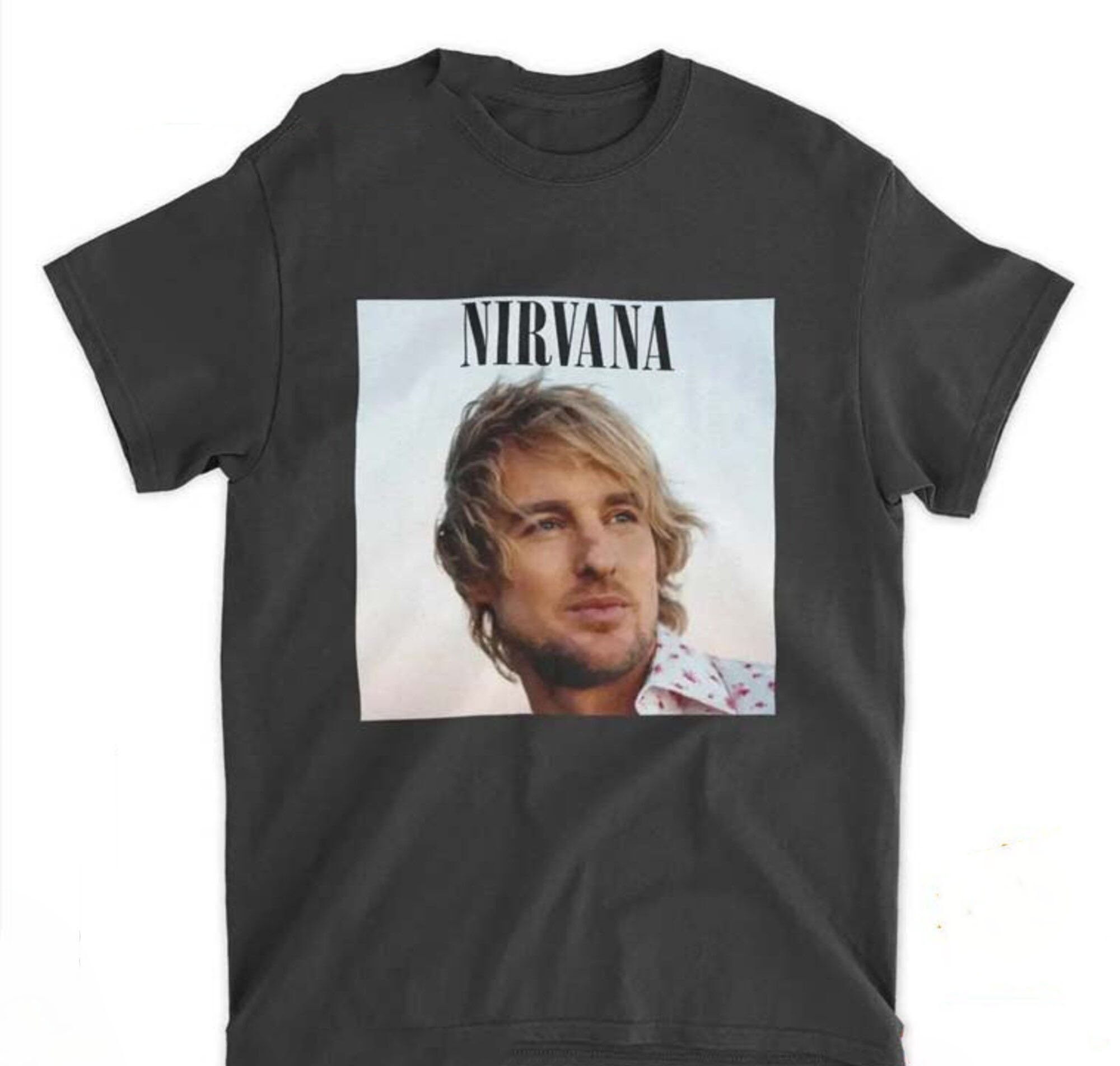 Discover Vintage Owen Wilson Nirvana Shirt