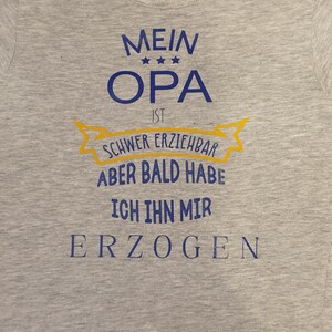 Kinder Shirt Opa erziehen Bild 2