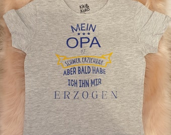 Kinder Shirt Opa erziehen