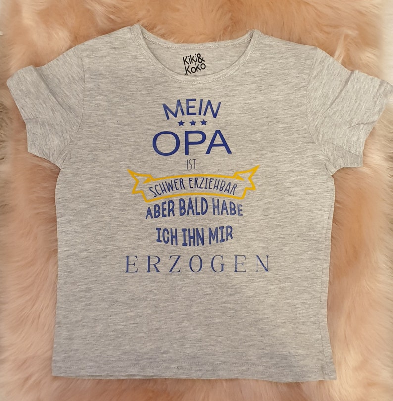 Kinder Shirt Opa erziehen Bild 1