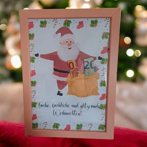 Cash gift, last minute gift, wish fulfiller, man, woman, Christmas gift, PDF, Santa Claus