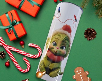 Tumbler/Thermobecher "Grinch Art Babys"