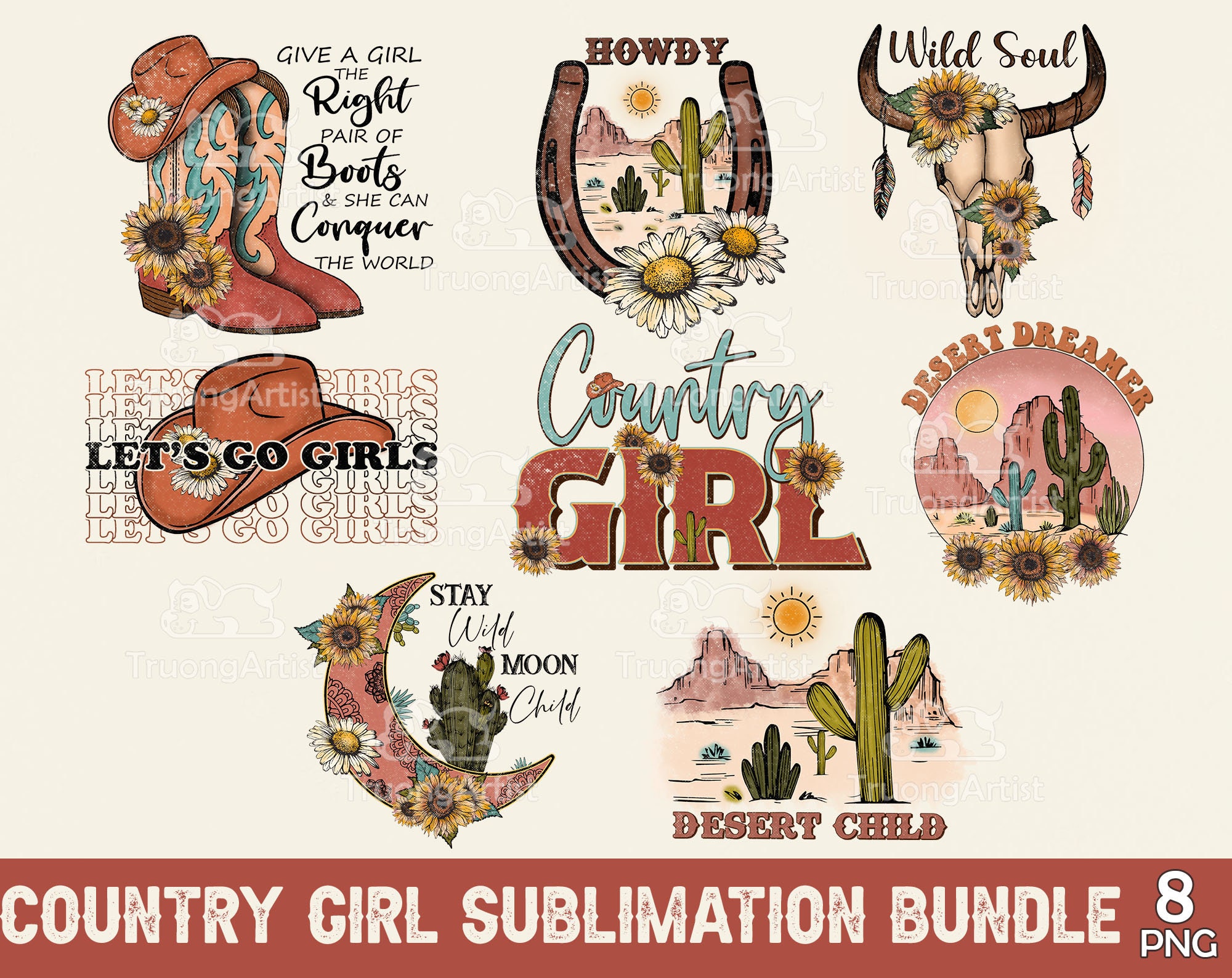 Country Girl Png Bundle Cowhide Country Girl Png Western - Etsy