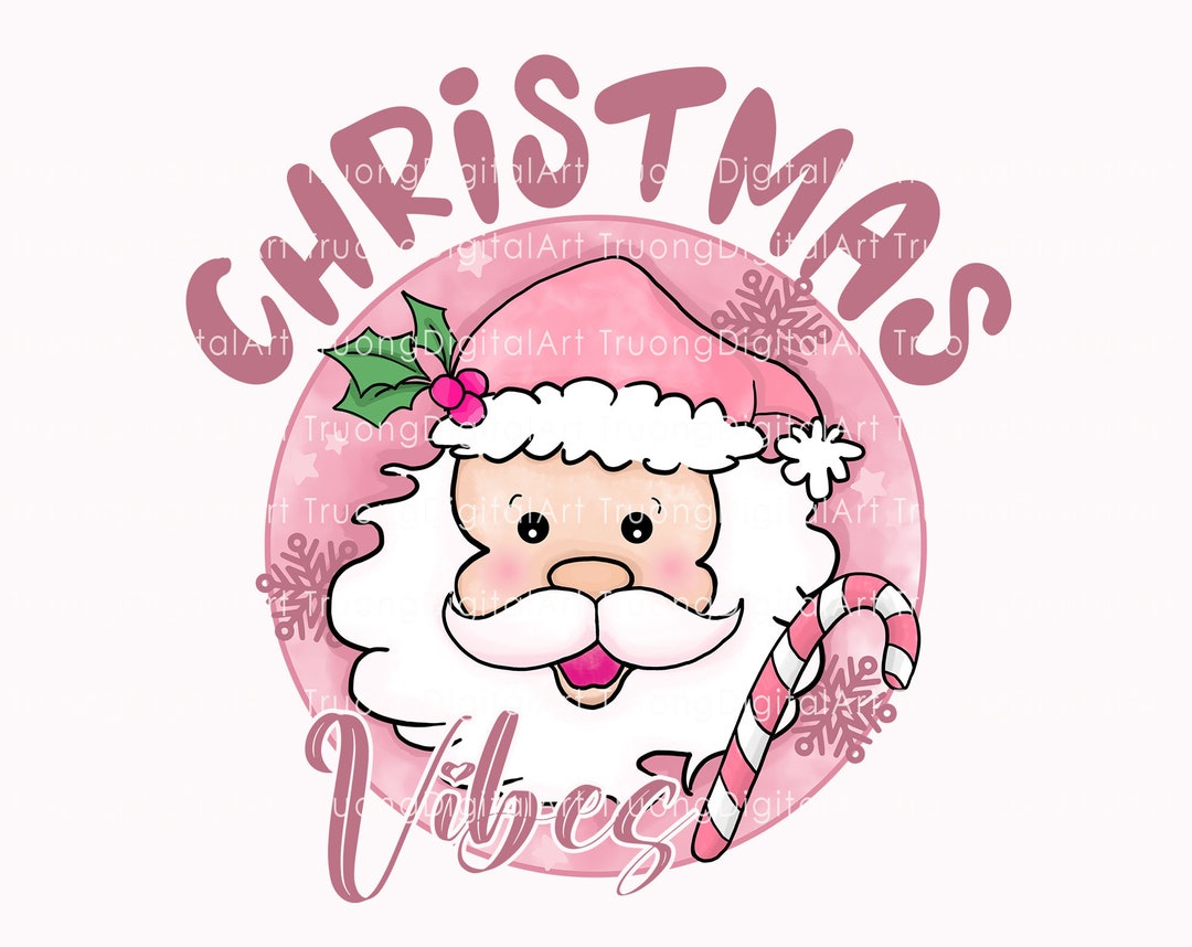 Roze Kerstman Png, Kerst Vibes Png, Roze Kerstmis Png, Grappige