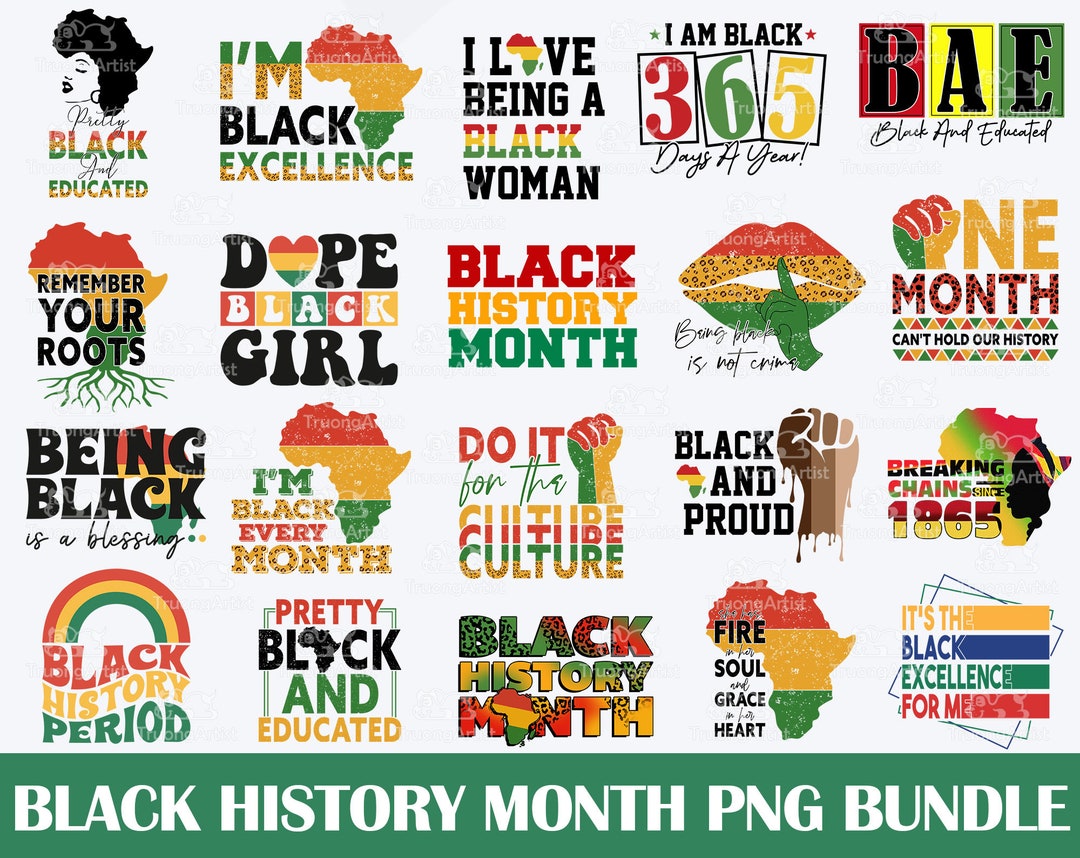 Black History Month PNG Bundle, Black Pride Png, Black Lives Matter ...